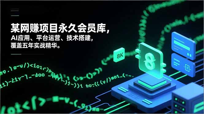 网赚项目永久会员库,AI应用、平台运营、技术搭建,覆盖五年实战精华-星空网创资源