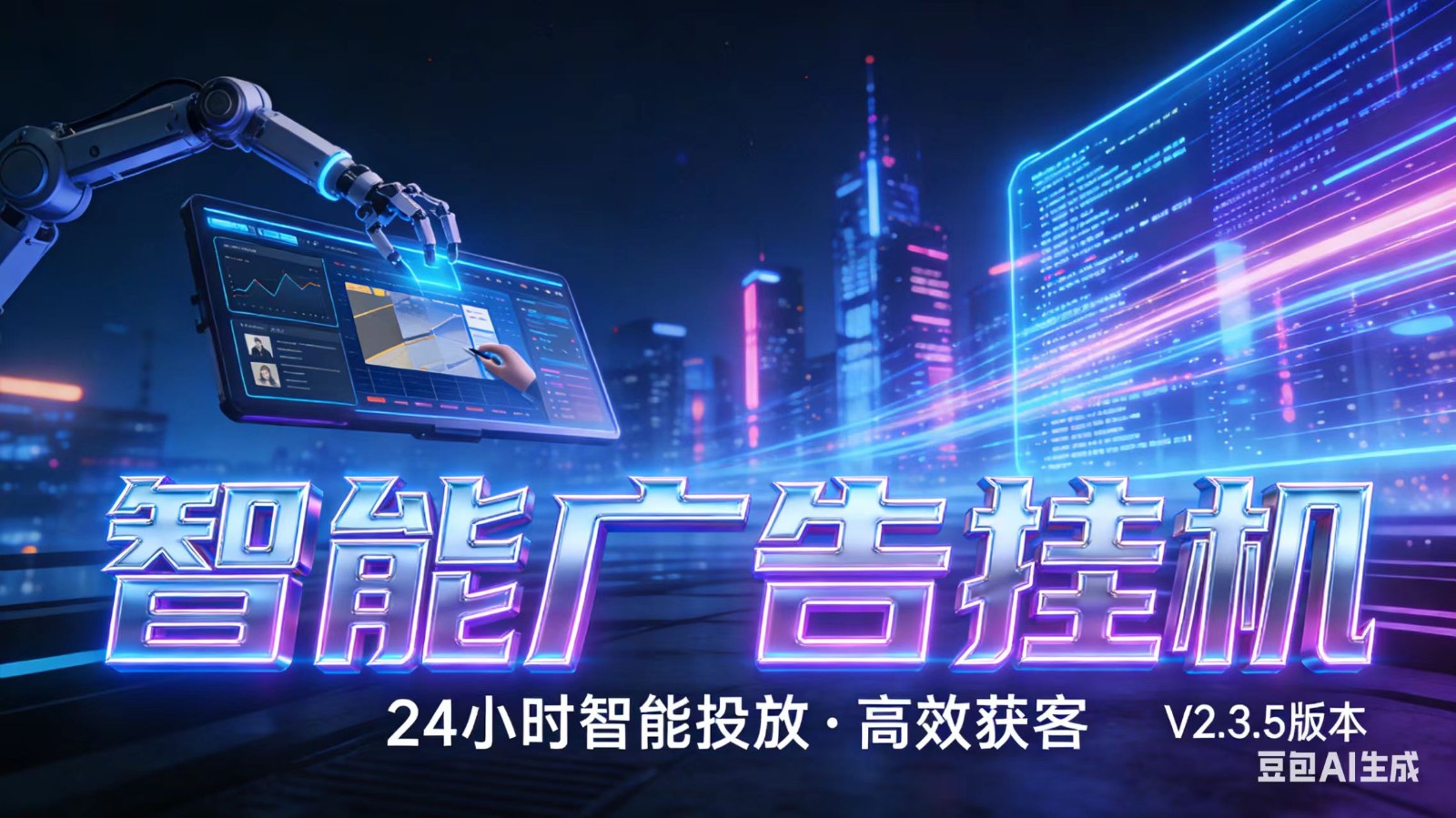 AI 广告云挂机 · 全域流量变现平台-星空网创资源