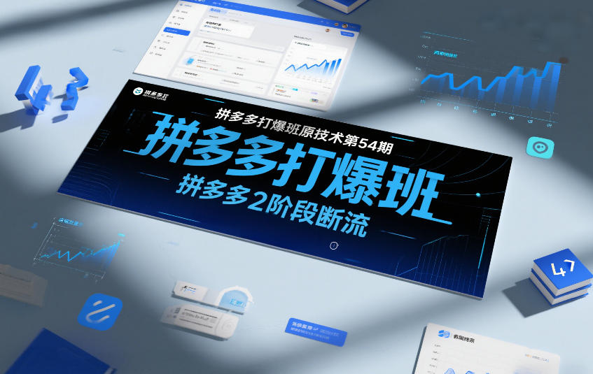 拼多多打爆班原创技术第54期，拼多多2阶段断流-星空网创资源