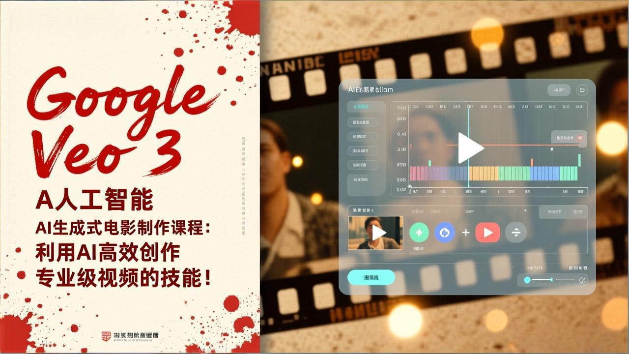 Google Veo 3人工智能AI生成式电影制作课程:利用AI高效创作专业级视频的技能!-星空网创资源